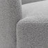 Ashlie Bouclé 3-Seater Sofa - Light Grey 3 Seater Sofa | Three Seater Couch | Kinwell Furniture | Modern 3 Seater Sofas
